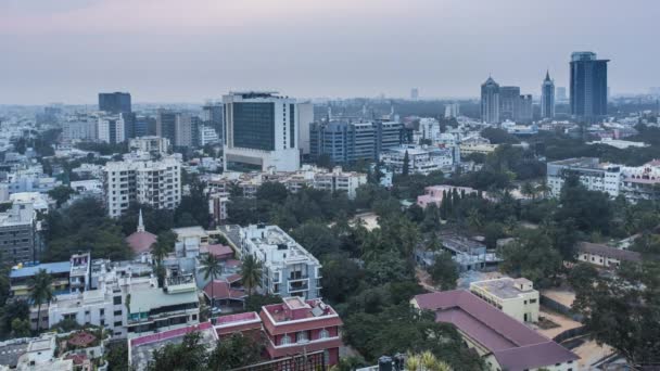 India Karnataka Bangalore Bangaluru Karnataka Állam Fővárosa Város Felhőkarcolója — Stock videók