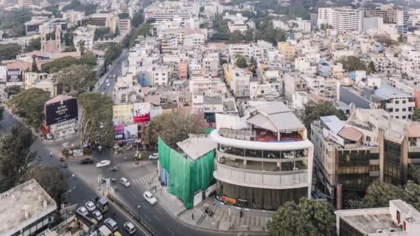 India Karnataka Bangalore Bangaluru Karnataka Állam Fővárosa Város Felhőkarcolója — Stock videók