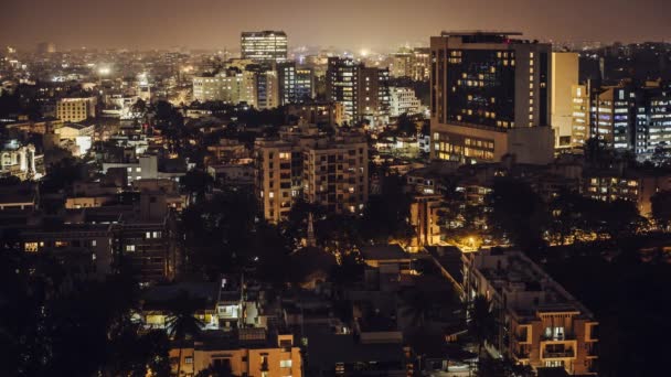 India Karnataka Bangalore Bangaluru Hoofdstad Van Staat Karnataka Stad Skyline — Stockvideo