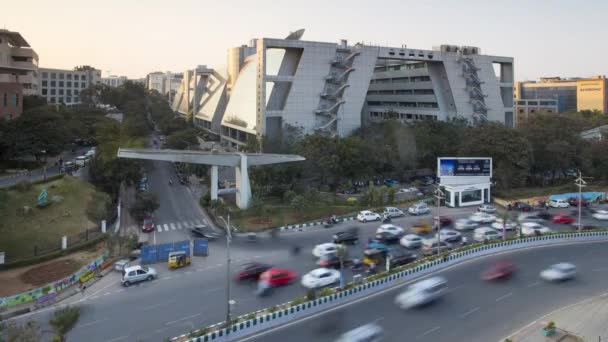 Índia Hyderabad Capital Estado Telangana Andhra Pradesh Tech City Centro — Vídeo de Stock