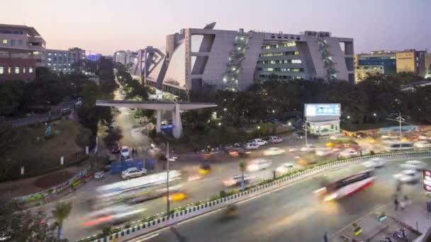 海得拉巴 太兰加那邦首府 安得拉邦 喜科技城 印度的信息技术中心 — 图库视频影像