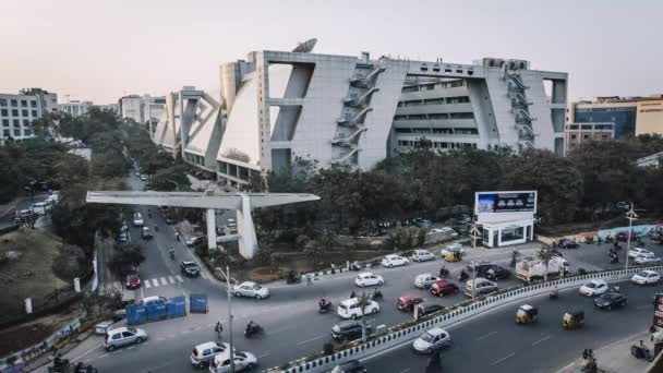 India Hyderabad Capital Telangana State Andhra Pradesh Tech City India — стоковое видео