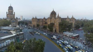 Jan 2018, Hindistan, Mumbai, Maharashtra, Chhatrapati Shivaji Maharaj Terminus tren istasyonu (CSMT), (eski adıyla Victoria Terminus), UNESCO Dünya Mirası