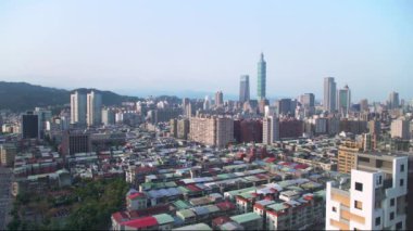 Mart 2018, Tayvan, Taipei, Şehir silueti ve Taipei 101 binası