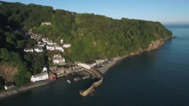 Kuzey Devon Sahili, Devon, İngiltere 'deki Clovelly balıkçı köyü