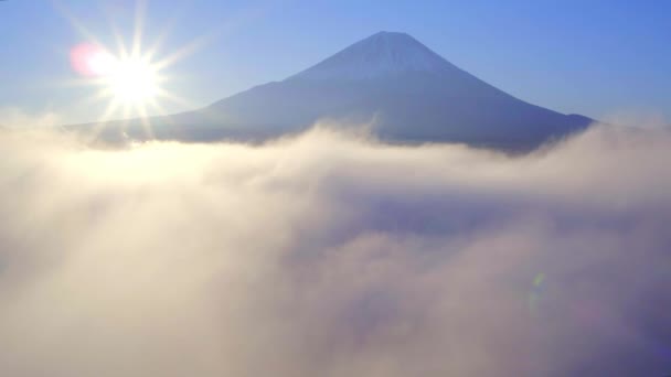 Lever Soleil Sur Lac Shoji Mont Fuji Fuji Hazone Izu — Video
