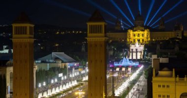 Ulusal Sanat Müzesi, Plaza d 'Espanya, Barcelona, Katalunya (Katalonya) (Katalunya), İspanya, Avrupa - Zaman atlaması