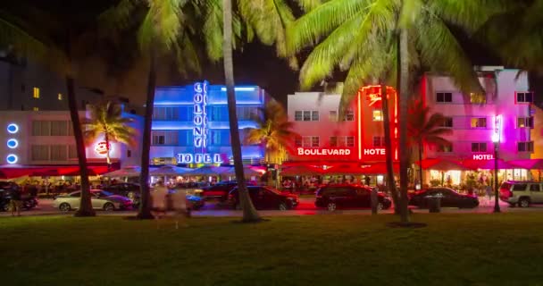 Quartier Art Déco Ocean Drive South Beach Miami Beach Miami — Video
