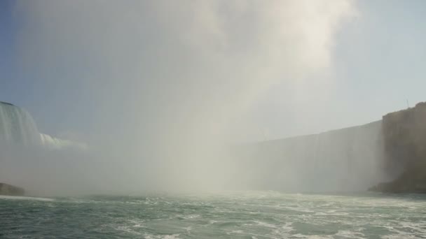 Schilderachtig Uitzicht Niagara Waterval — Stockvideo