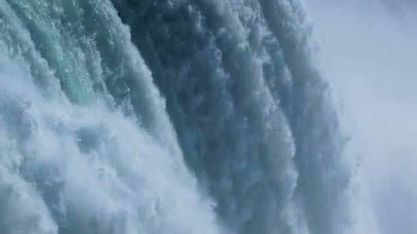 Nahaufnahme Des Niagara Wasserfalls — Stockvideo