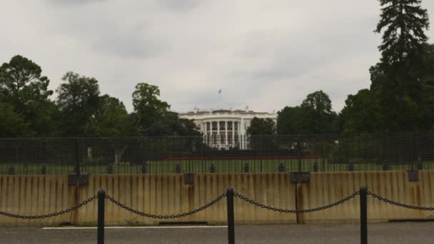 Vista Distante Casa Branca Washington Eua — Vídeo de Stock