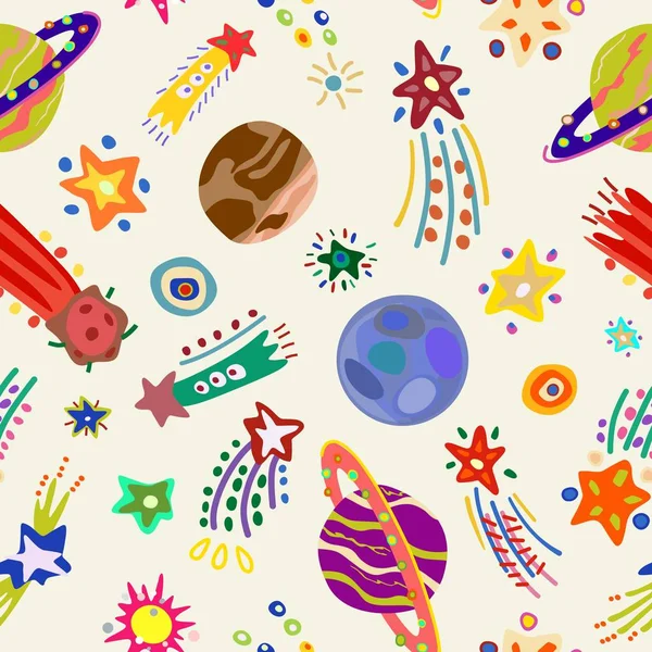 Açık alan görüntü ile Seamless modeli. Vektör çizim.