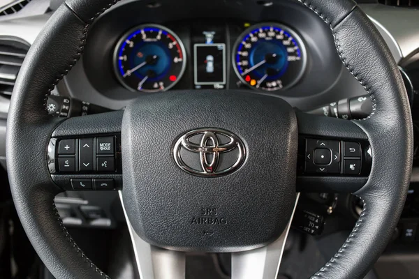 Vinnitsa Ukrajina Března 2018 Toyota Hilux Koncept Vozu Interiéru Uvnitř — Stock fotografie