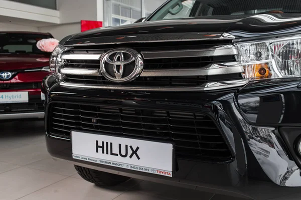 Vinnitsa Ucrânia Março 2018 Carro Conceito Toyota Hilux Vista Frontal — Fotografia de Stock