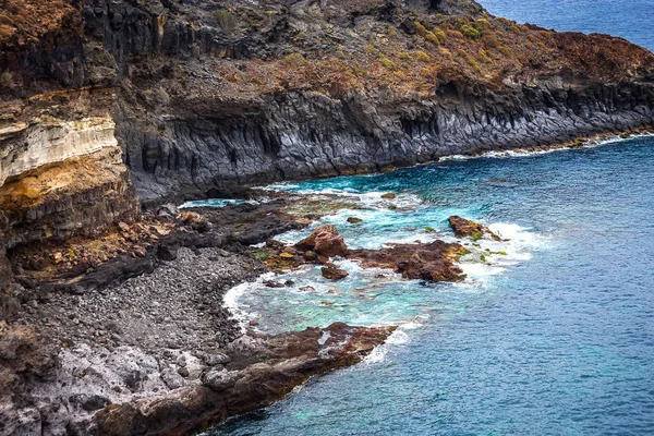 Tenerife Islas Canarias España Vista Hermosa Costa Atlántica Con Rocas — Foto de Stock