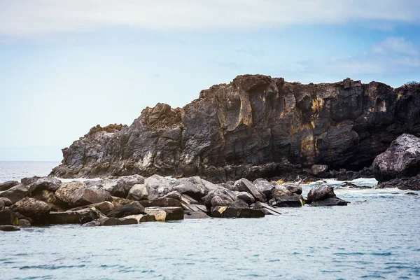 Tenerife Islas Canarias España Vista Hermosa Costa Atlántica Con Rocas — Foto de Stock