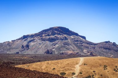 Güzel manzara Teide Milli Parkı, Tenerife, Kanarya Adası, İspanya