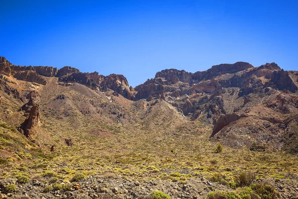 Gyönyörű Táj Teide Nemzeti Park Tenerife Kanári Szigetek Spanyolország — Stock Fotó