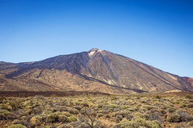 Güzel manzara Teide Milli Parkı, Tenerife, Kanarya Adası, İspanya