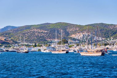 Deniz yat, Türkiye, Bodrum güzel koyda. Ege'nin