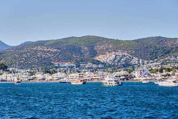 Settembre 2017 Turchia Bodrum Acqua Turchese Vicino Alla Spiaggia Sulla — Foto Stock