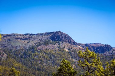 Güzel manzara Teide Milli Parkı, Tenerife, Kanarya Adası, İspanya