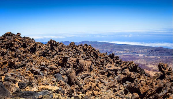 Hermoso paisaje del Parque Nacional del Teide, Tenerife, Islas Canarias, España — Foto de Stock