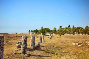 Hierapolis antik kenti Pamukkale Türkiye harabeleri 