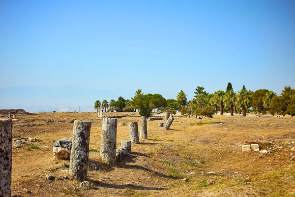 Hierapolis ancient city ruins Pamukkale Turkey — Zdjęcie stockowe