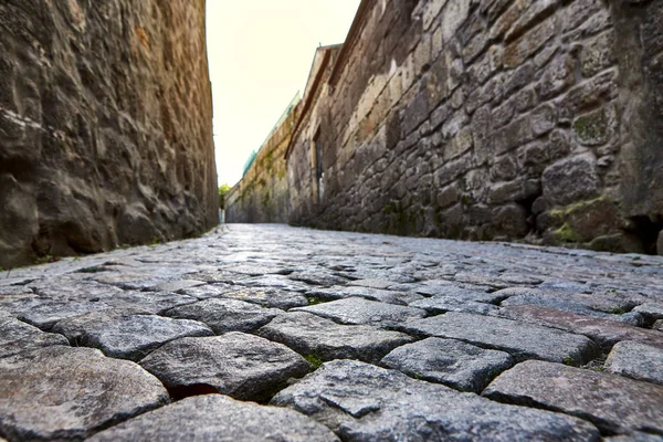 Oporto, Portugal - pavimento de piedra en el casco antiguo — Foto de Stock