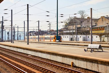 Porto, Portekiz, 11 Aralık 2018: Campanha Tren Istasyonu 1877 yılında açıldı