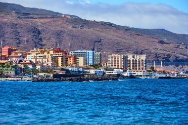 Candelaria, Santa Cruz de Tenerife, İspanya - 15.05.2018. Candelaria şehri ziyaret için popüler bir turistik yerdir.