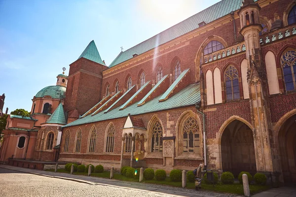 Wroclaw Poland May 2019 Cathedral John Baptist Tumski Island Wroclaw — Stock Photo, Image