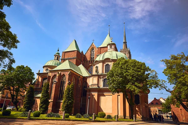 Wroclaw Pologne Mai 2019 Cathédrale Saint Jean Baptiste Sur Île — Photo