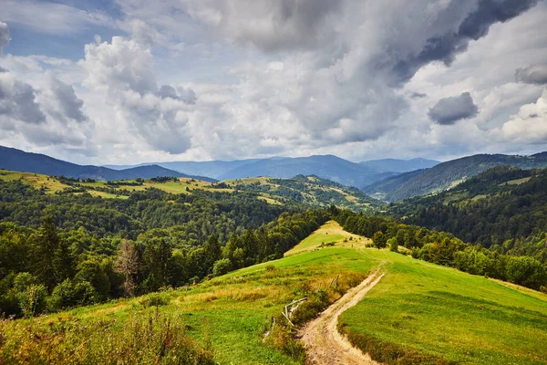 View Synevyr Pass Mountains National Natural Park Synevir Mizhhirya District — стоковое фото