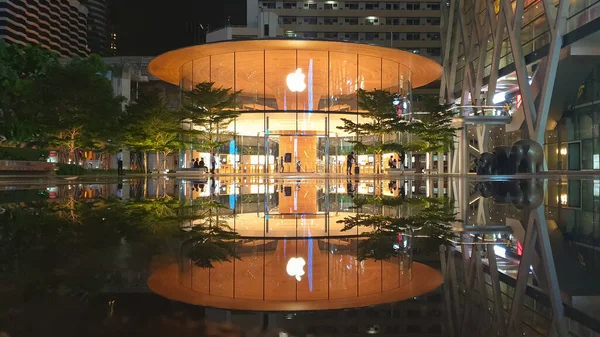 Bangkok Tailandia Julio 2020 Segunda Tienda Apple Abrió Centro Comercial — Foto de Stock