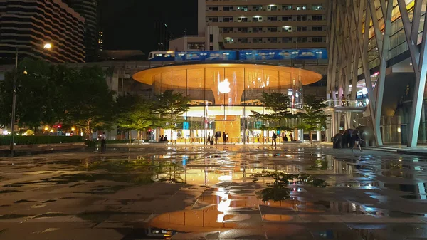 Bangkok Tailandia Julio 2020 Segunda Tienda Apple Abrió Centro Comercial — Foto de Stock