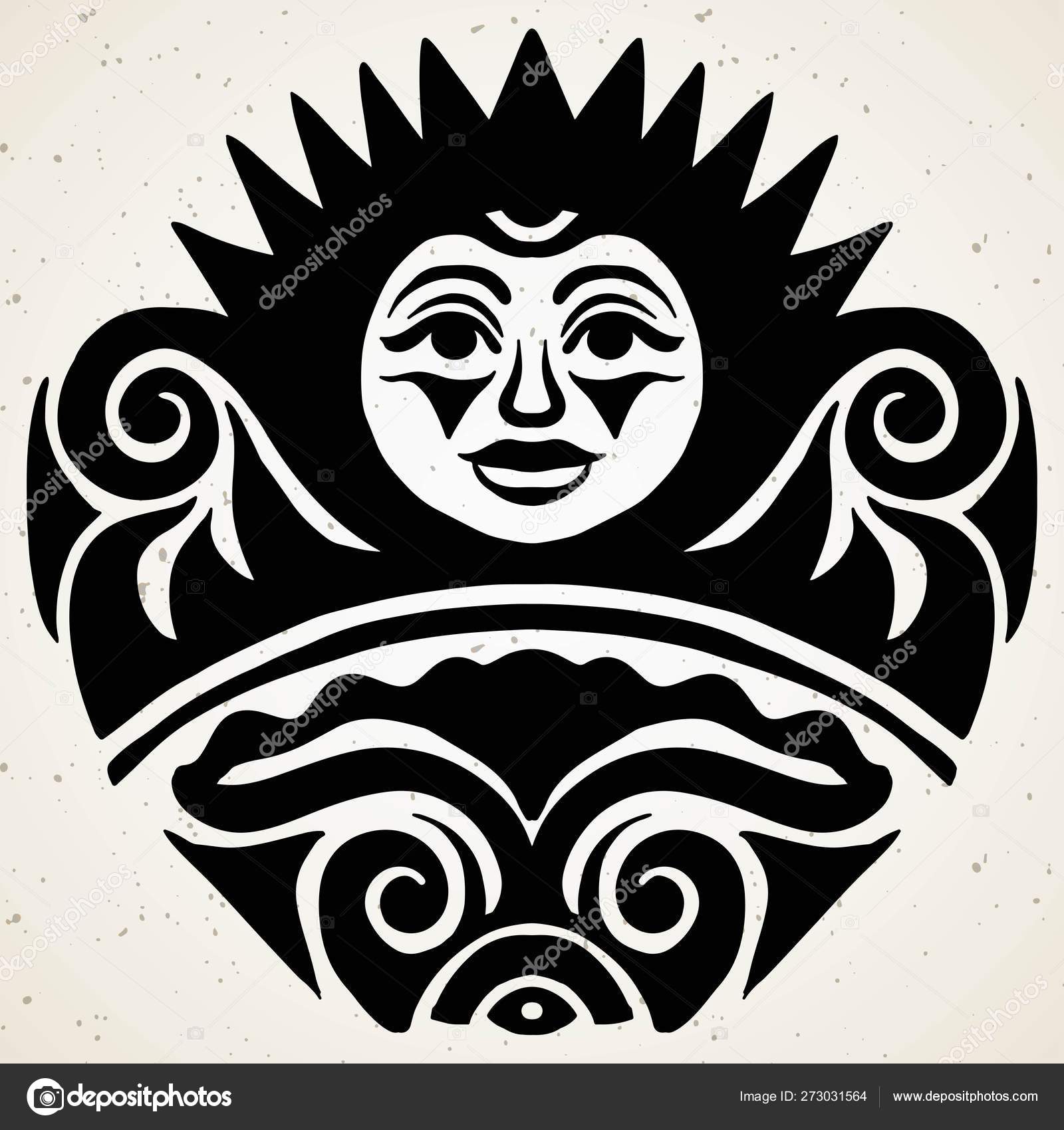 Tribal Tattoo With The Sun Authentic Artwork With A Symbol Of The Totem Vector Graphics Clipart Tattoos Like Maui Stock Vector Image By C Shik Shik Tribal Tattoo With The Sun Authentic Artwork With A Symbol Of The Totem Vector Graphics Clipart Tattoos Like Maui Stock Vector Image By C Shik Shik
