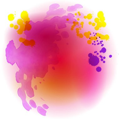 Soyut el çizimi suluboya arka plan. Vektör çizimi. Kart ve el ilanları için Grunge dokusu.