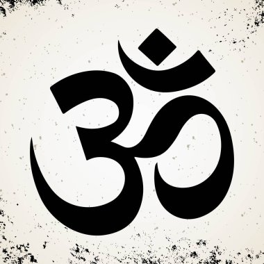 OM Aum - Hinduizm düz simgesini uygulamalar ve Web siteleri için sembolü