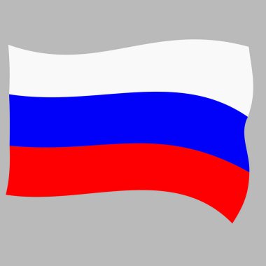 Rusya bayrağı ile parlak arka plan. Mutlu Rusya gün arka plan. Bayrak ile parlak illüstrasyon.