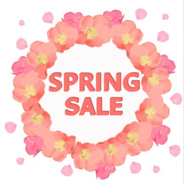 bahar satışı arka planı.