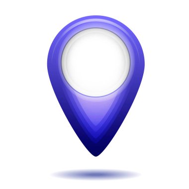 Harita simgesi. Illüstrasyon.