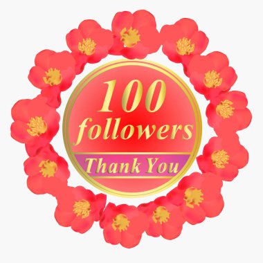 Takipçileri arka plan. Illüstrasyon.