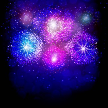 parlak havai fişek arka plan.