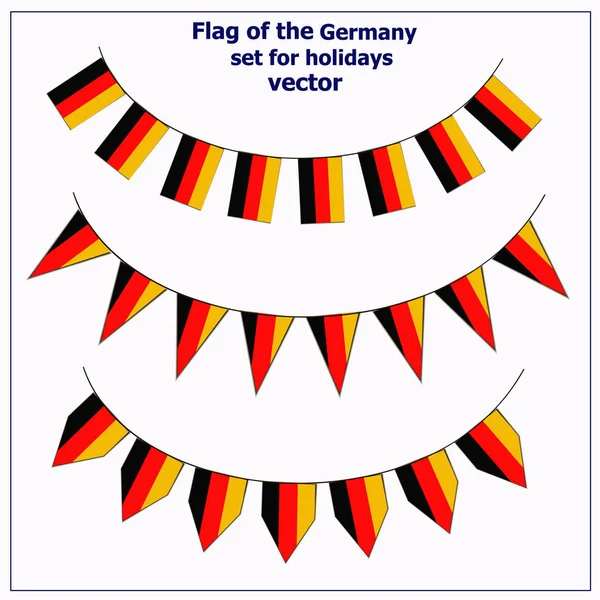 Set with flags Germany. — Stock Vector