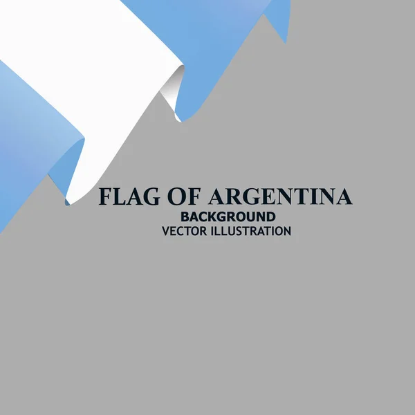 Fond lumineux avec drapeau de l'Argentine. Happy Argentine fond de journée . — Image vectorielle