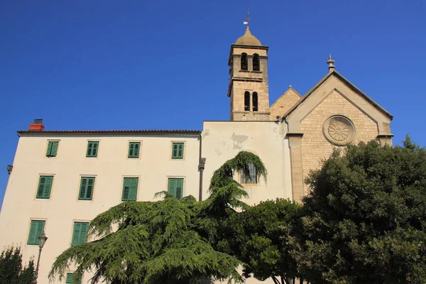 Croacia Sibenik Iglesia San Francisco Del Siglo Xiv Monasterio Franciscano —  Fotos de Stock