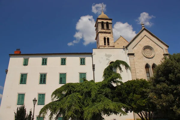 Croacia Sibenik Iglesia San Francisco Del Siglo Xiv Monasterio Franciscano —  Fotos de Stock