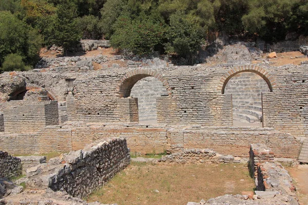 Ruins Ancient Butrint Southern Albania Greek Border September 2019 — Stock Photo, Image